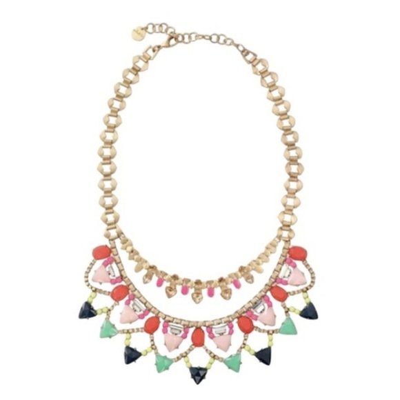Stella & Dot | Retired BeautifullyColorful Jewel Tone Fanella StatementN… - Picture 12 of 16